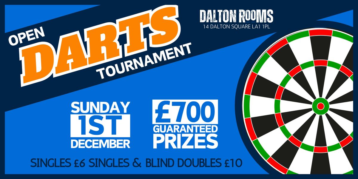 Dalton Rooms Sports Bar: Open Darts Tournament 