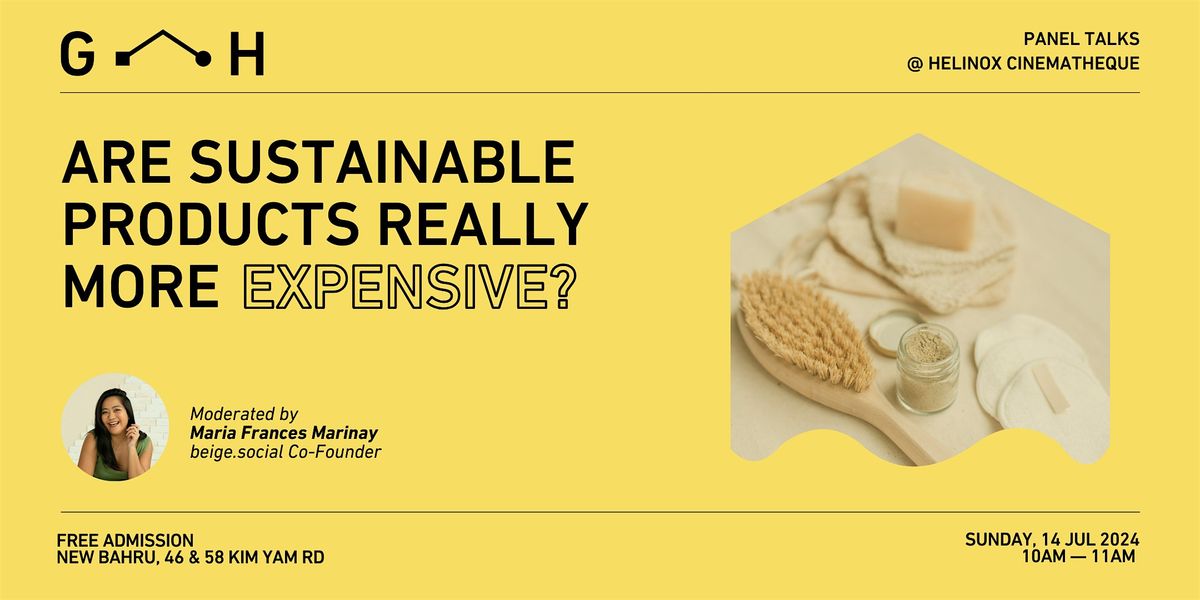 ZERRIN x GREEN-HOUSE | Are sustainable products really more expensive?