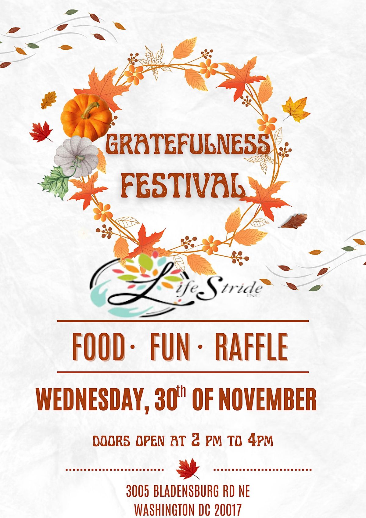 Life Stride's Gratefulness Festival