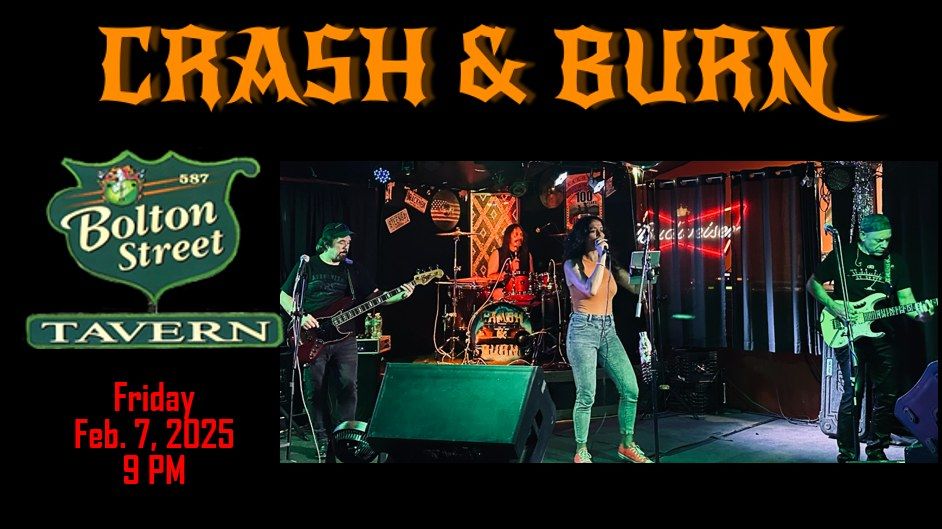 Crash & Burn at Bolton Street Tavern - Marlborough