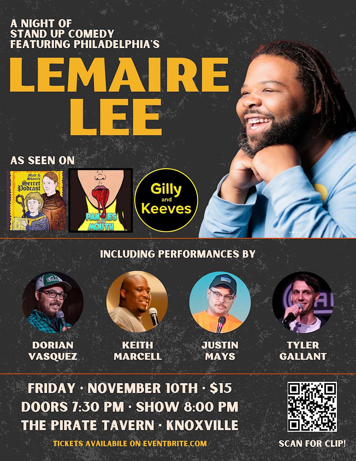 Stand Up Comedy with Philadelphia's Lemaire Lee!