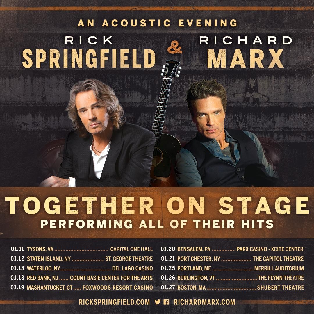 Rick Springfield and Richard Marx at Fred Kavli Theatre - Thousand Oaks Civic Arts