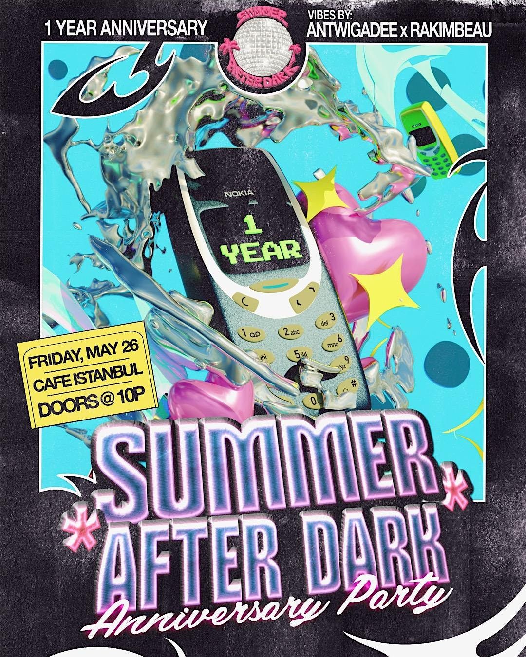 SUMMER AFTER DARK 1 YEAR ANNIVERSARY PARTY