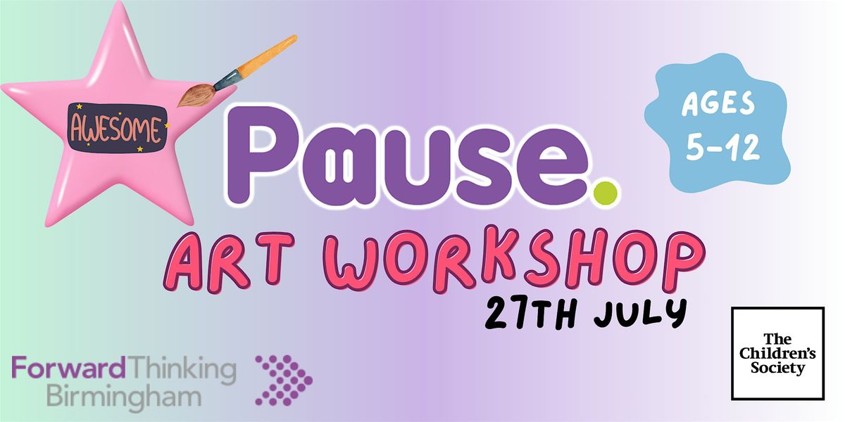 Pause Art Workshop - Self esteem stars