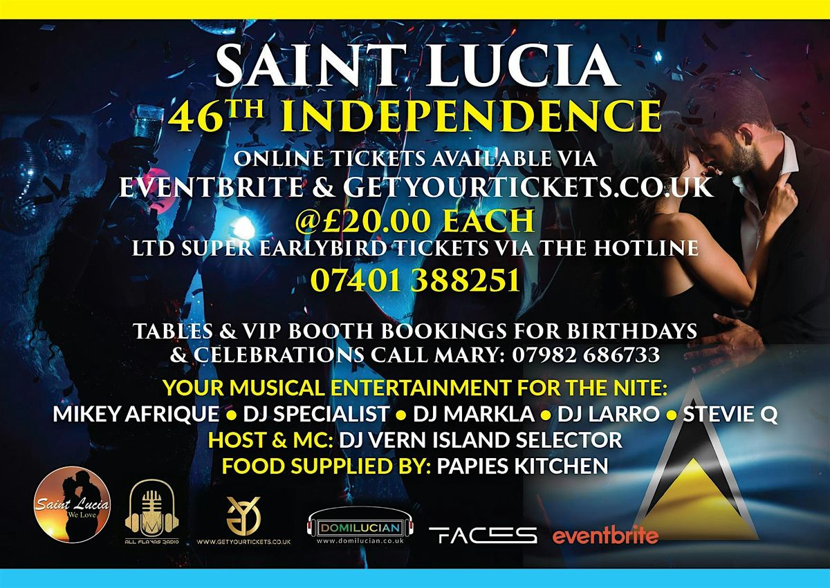 St. Lucia's 46th Independence Party