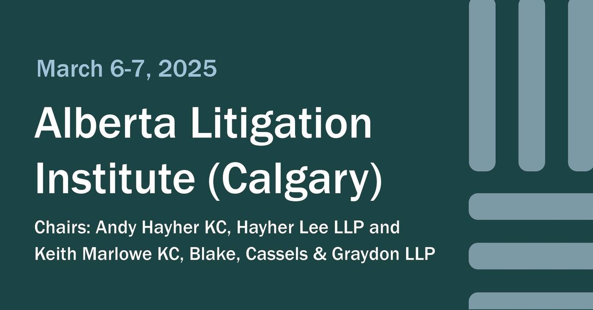 Alberta Litigation Institute (Calgary)