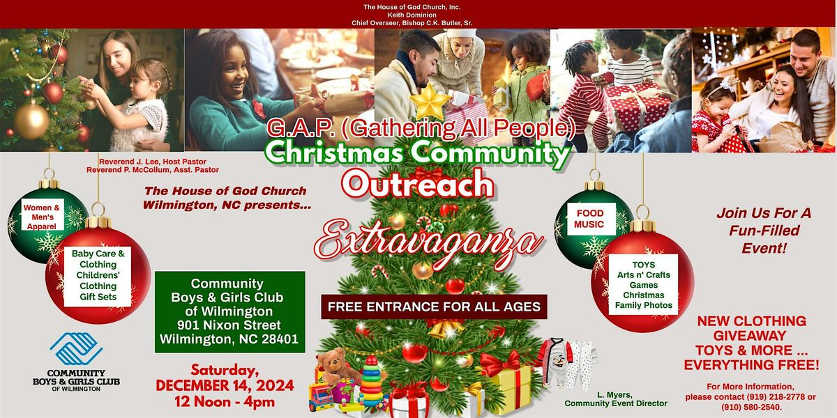 Christmas Community Outreach Extravaganza