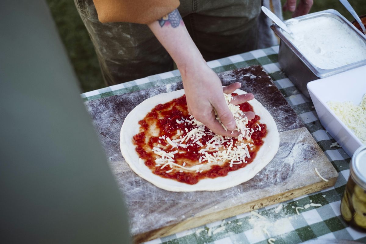 Pizza Making Class with Outside Pizza and Cerebral Brewing