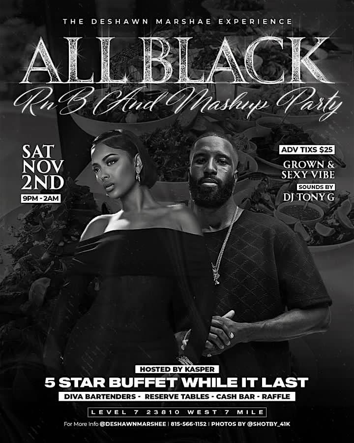 The All Black R&B and Mashup Party