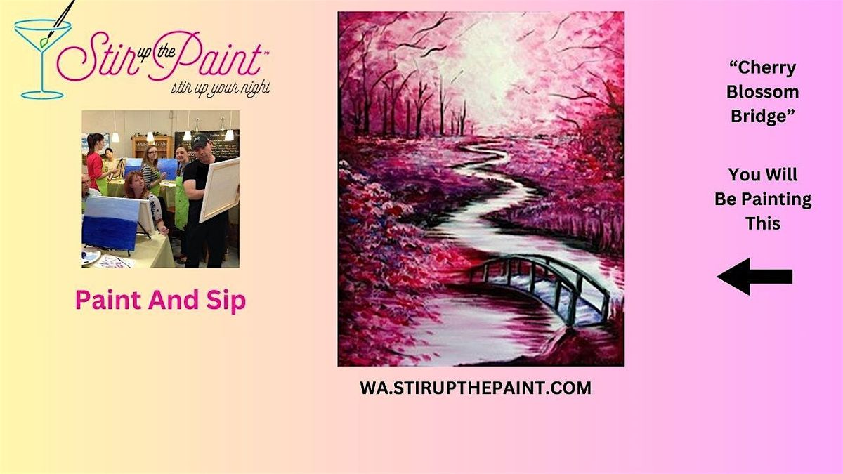 Seattle Paint and Sip, Paint Party, Paint Night  With Stir Up The Paint