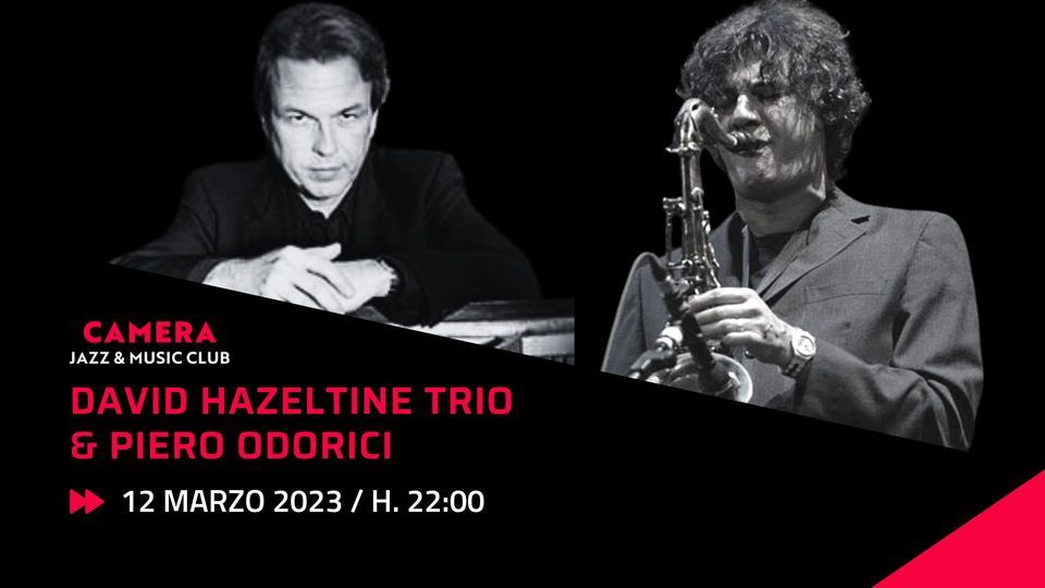 DAVID HAZELTINE TRIO & PIERO ODORICI, Camera jazz & music club, Bologna