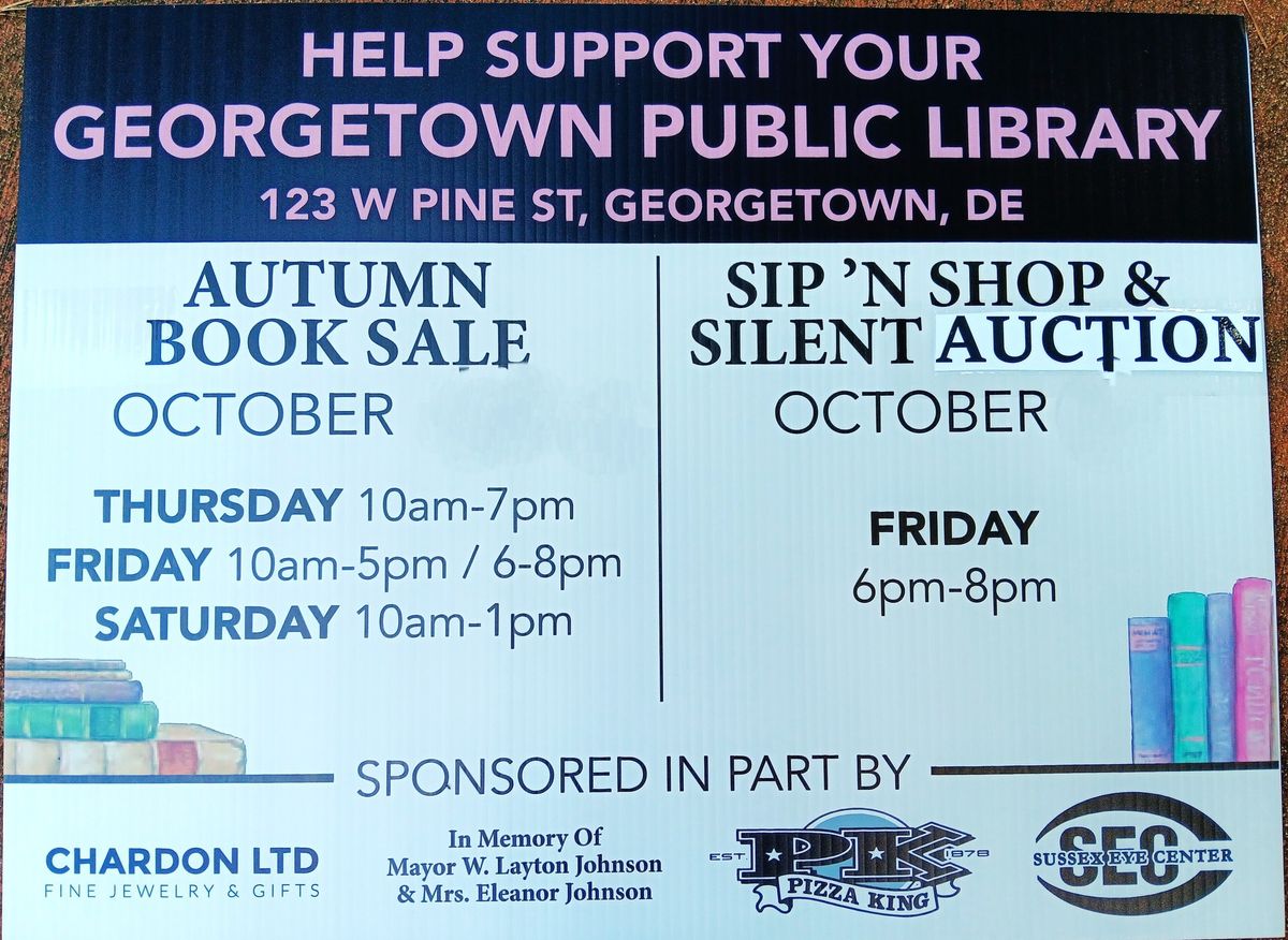 Friends of the Georgetown Public Library Sip'n'Show Fundraiser