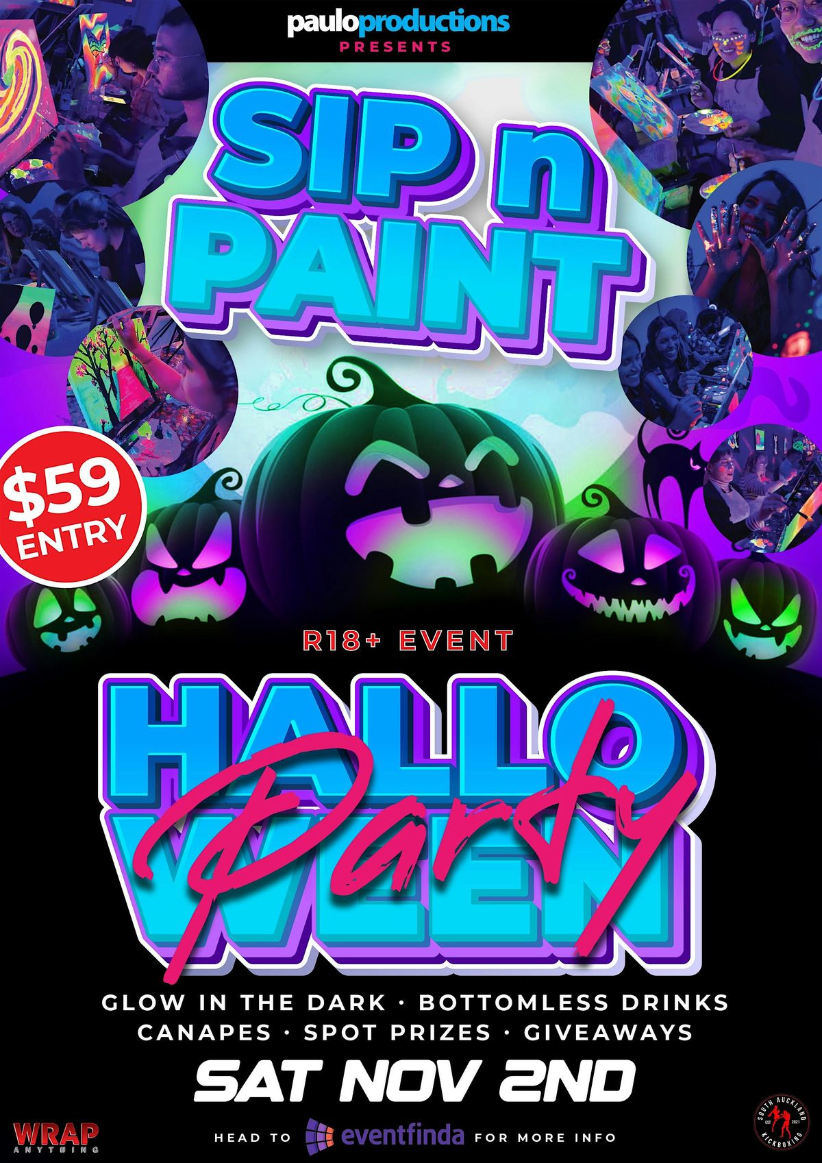 South Auckland Halloween - Immersive Sip & Paint