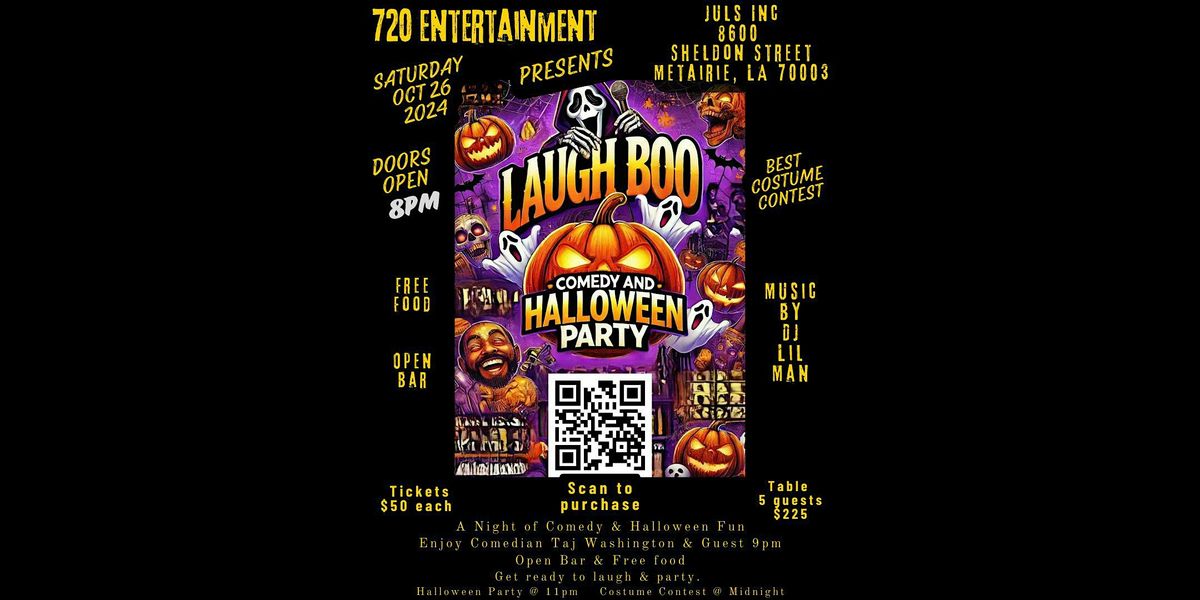 Laugh Boo: Comedy and Halloween Party