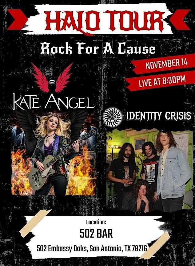 Kate Angel Halo Tour: Rock for a Cause w\/ Special Guest Identity Crisis