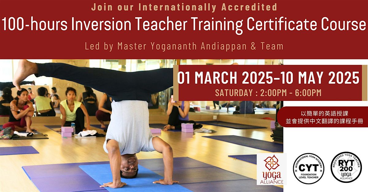 100-hours Inversion Teacher Training Certificate Course