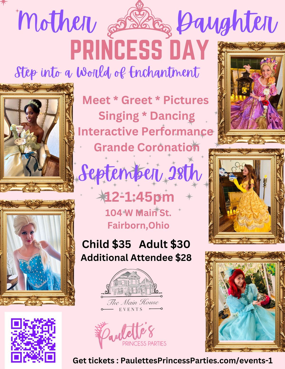 Princess Day at the Main House Events