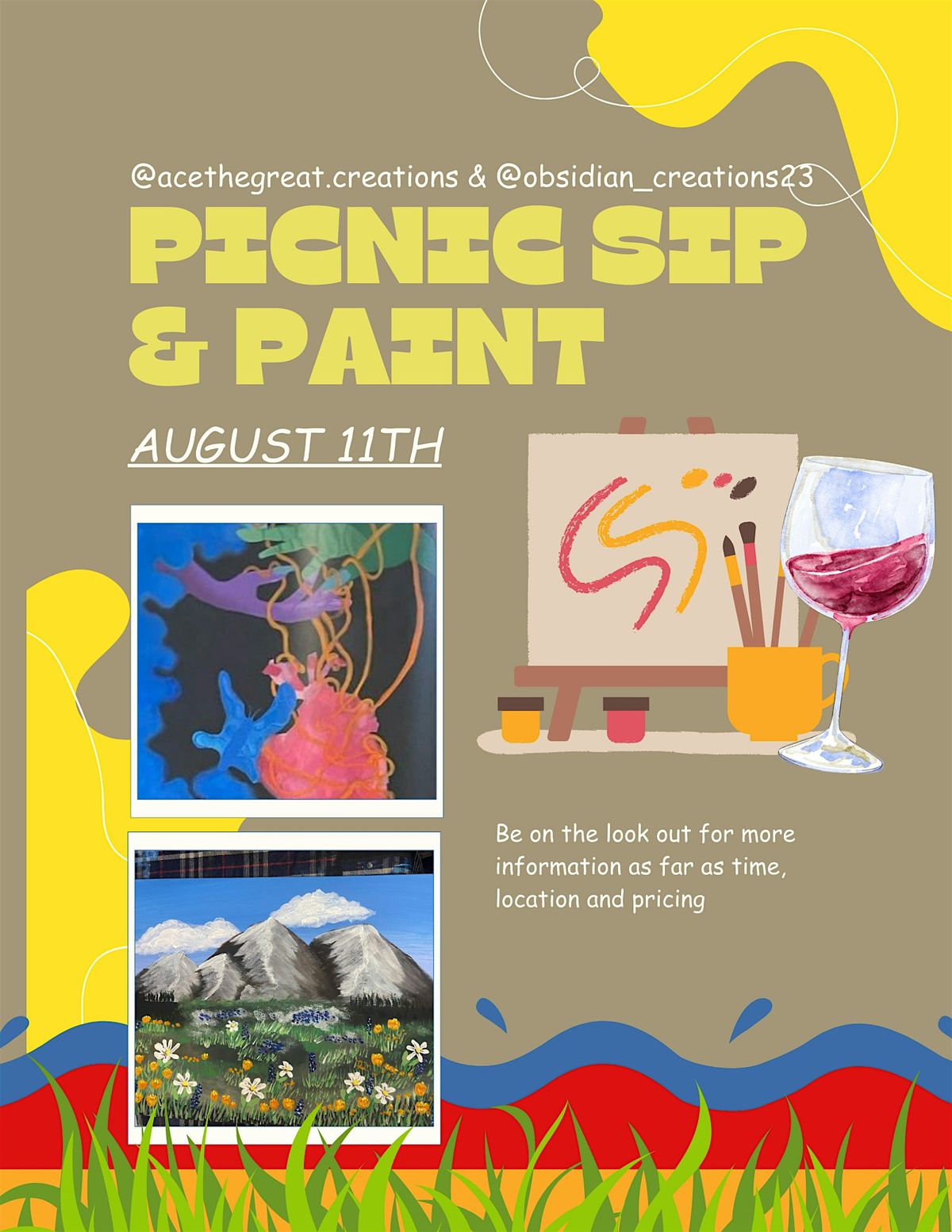 AD Creations: Picnic Sip & Paint