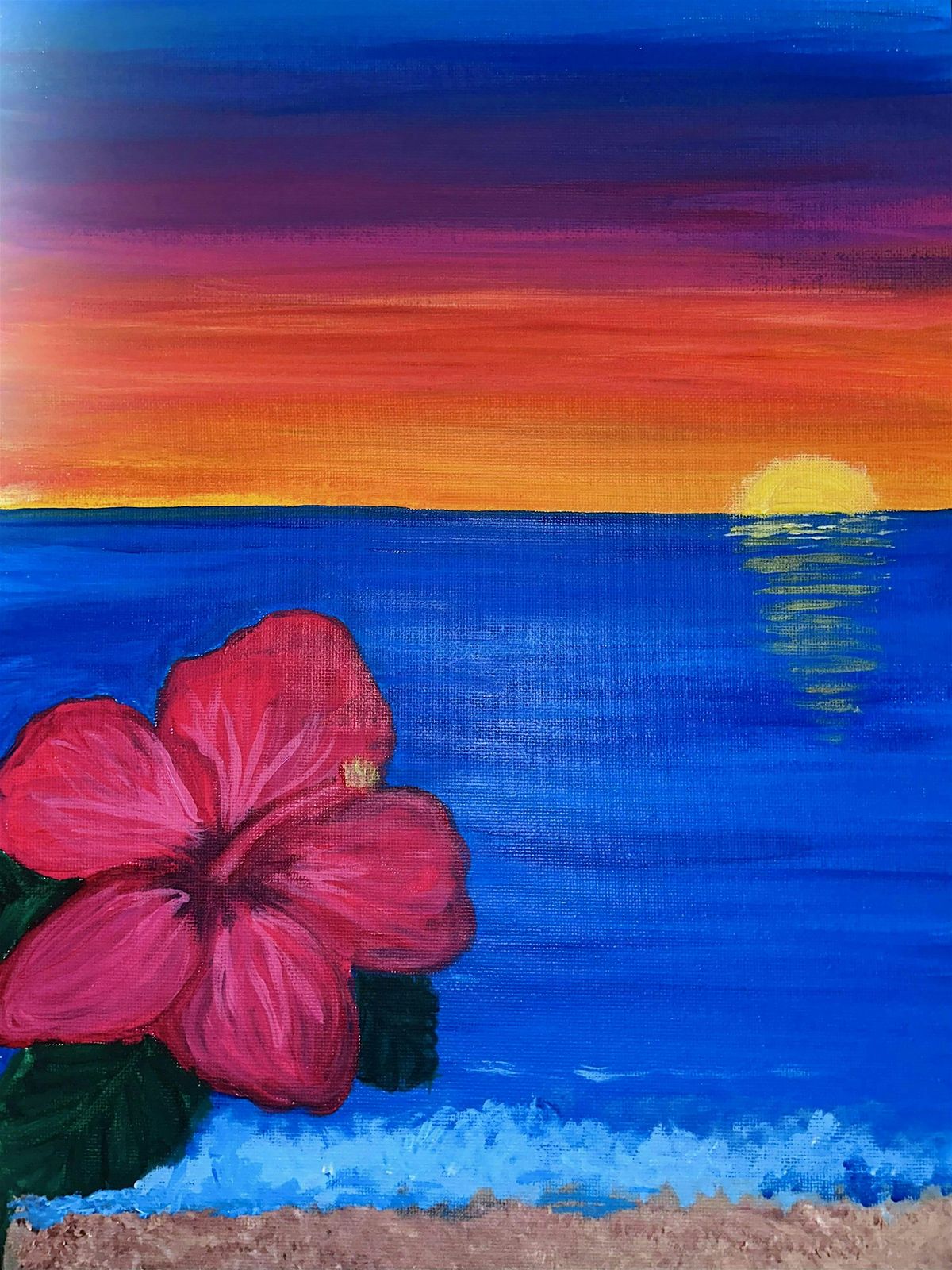 Sip & Paint: Coastal Hibiscus @ The Hawthorn Mini Bar