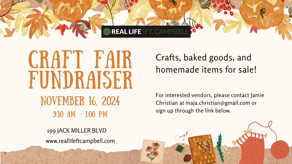 Craft Fair Fundraiser