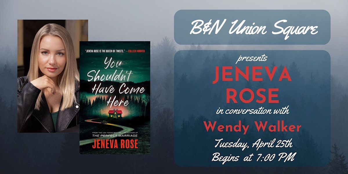 Jeneva Rose celebrates YOU SHOULDN'T HAVE COME HERE at B&N Union Square