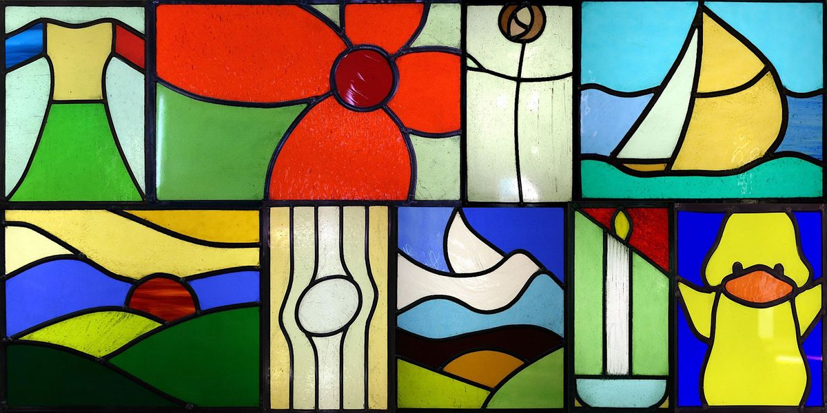 Stained Glass Panel in One Day, for Complete Beginners. 21st April 2024