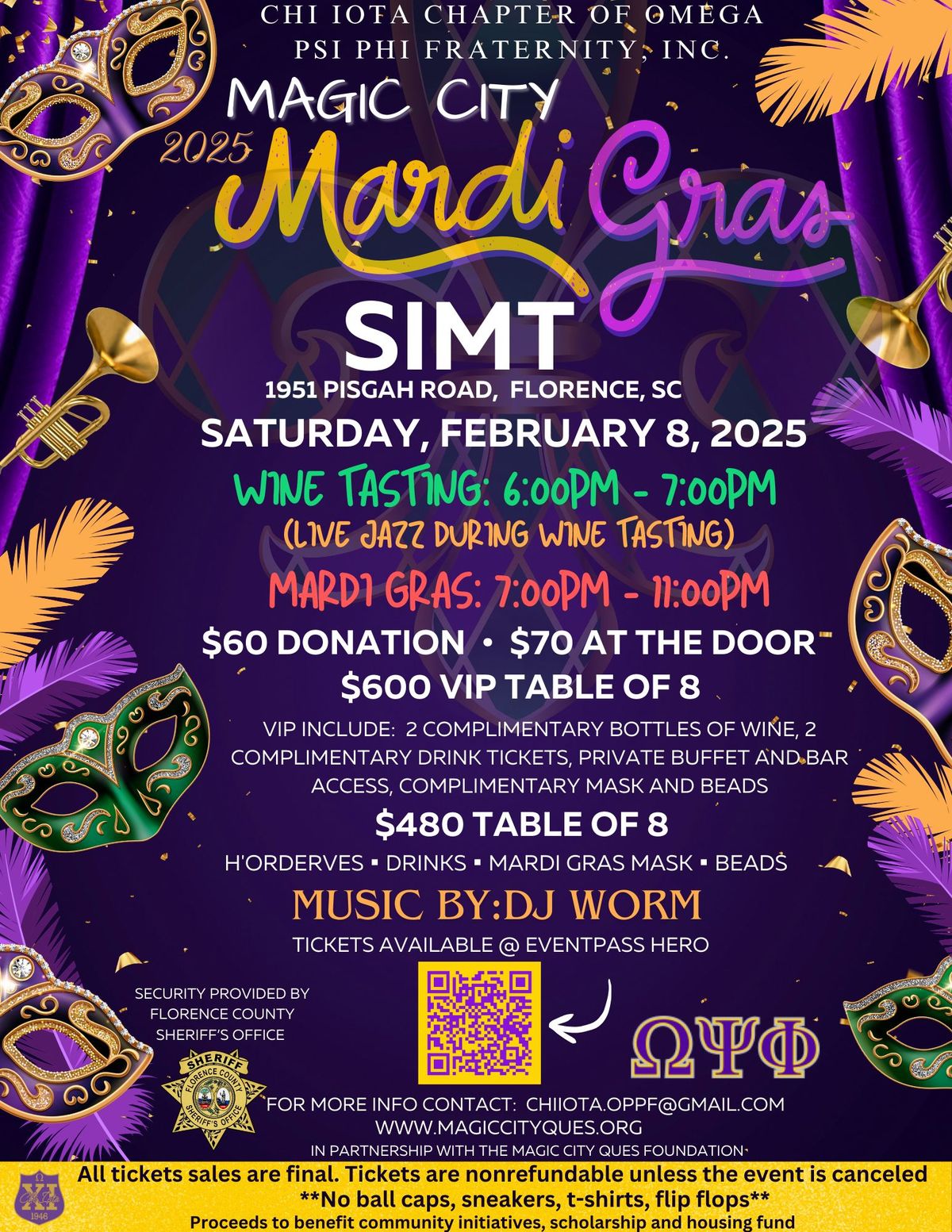 Magic City Mardi Gras \u201925 Chi Iota Chapter of Omega Psi Phi Fraternity, Inc.