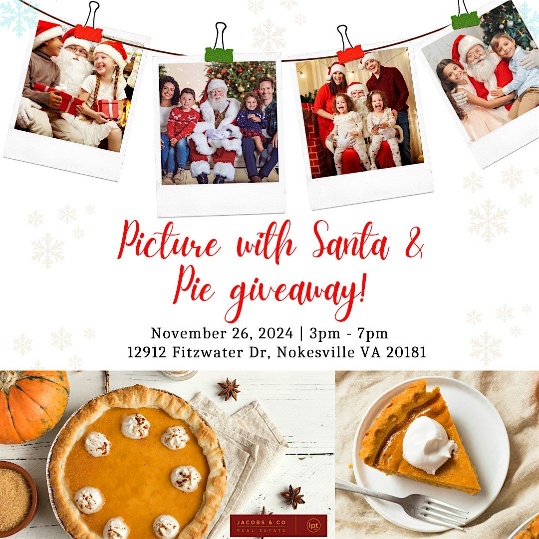 Pumpkin Pie  Giveaway & Pictures with Santa