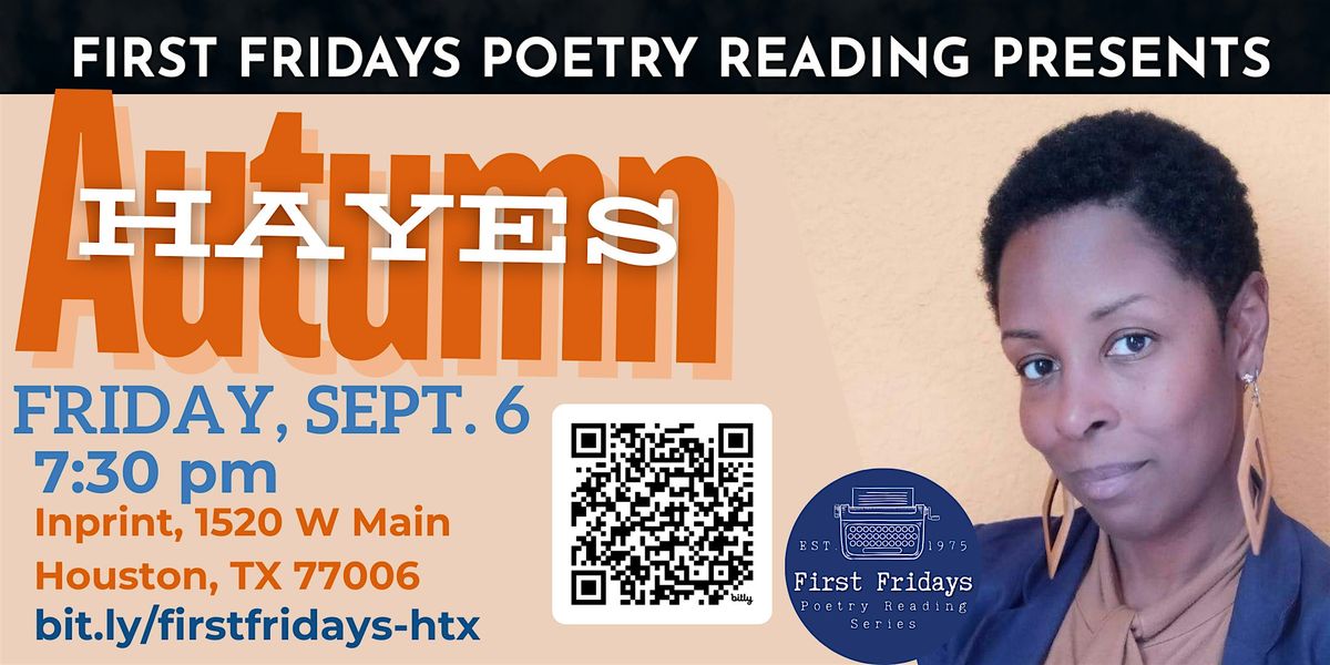 First Fridays Poetry Reading Series  & Open Mic - feat. Autumn Hayes