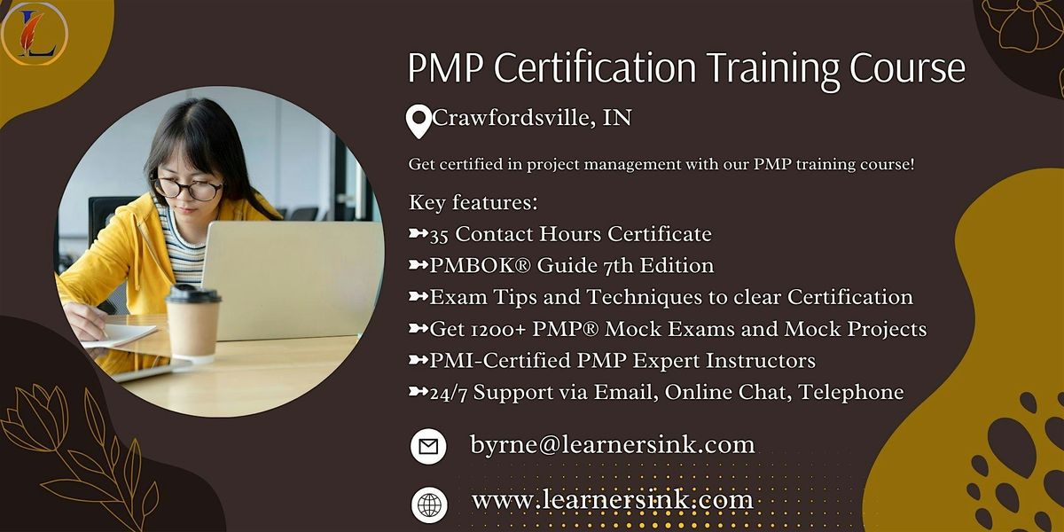 Increase your Profession with PMP Certification In Crawfordsville, IN