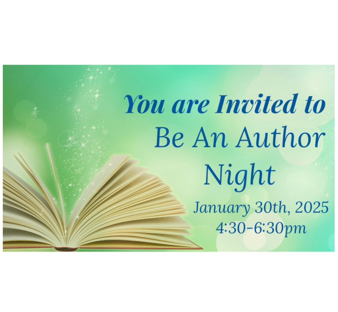 Be An Author Night