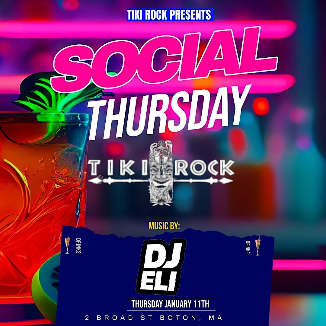 DJ Eli At Tiki Rock, Tiki Rock, Boston, 11 January to 12 January