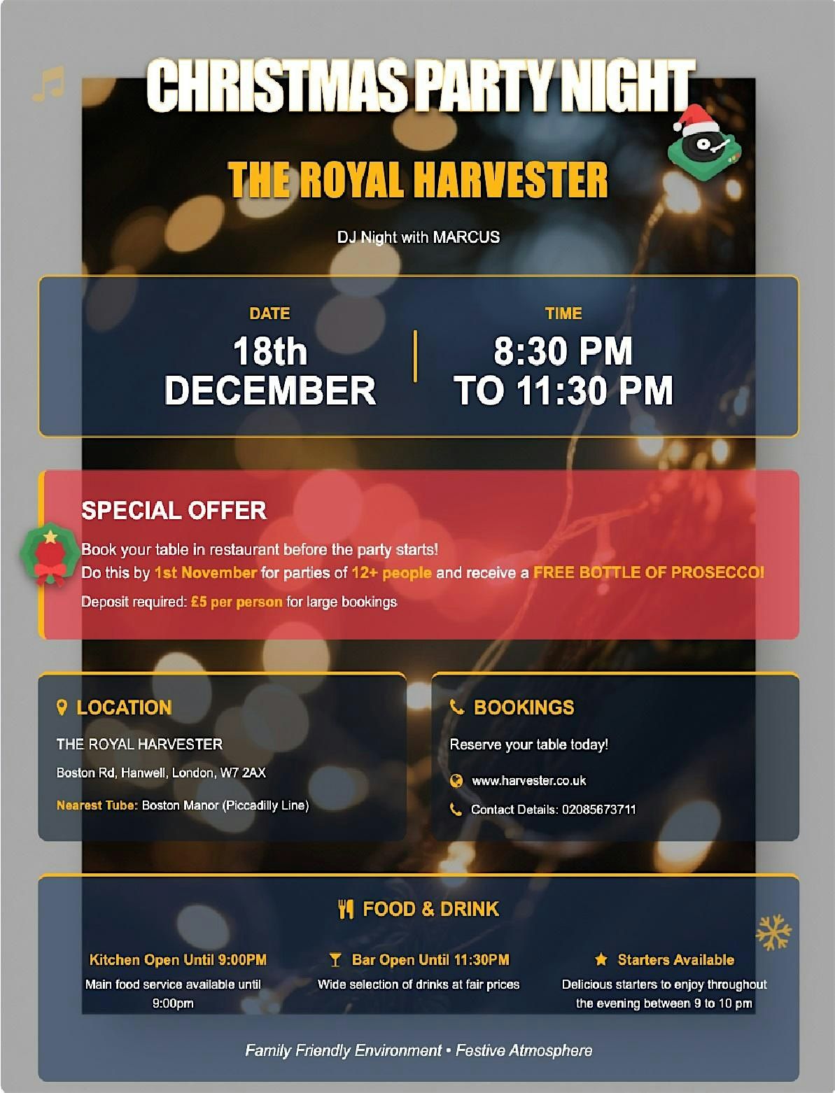 Christmas Party Night