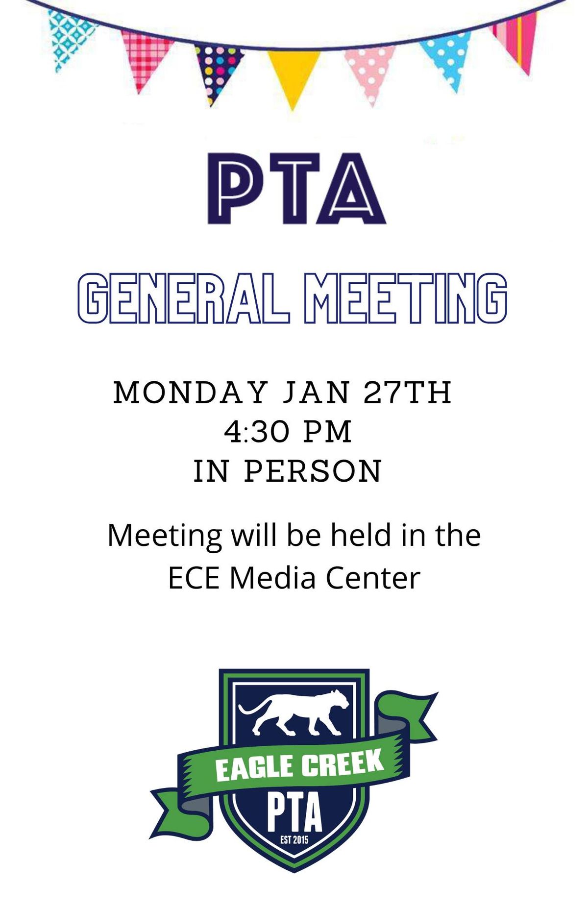 ECE PTA General Meeting 