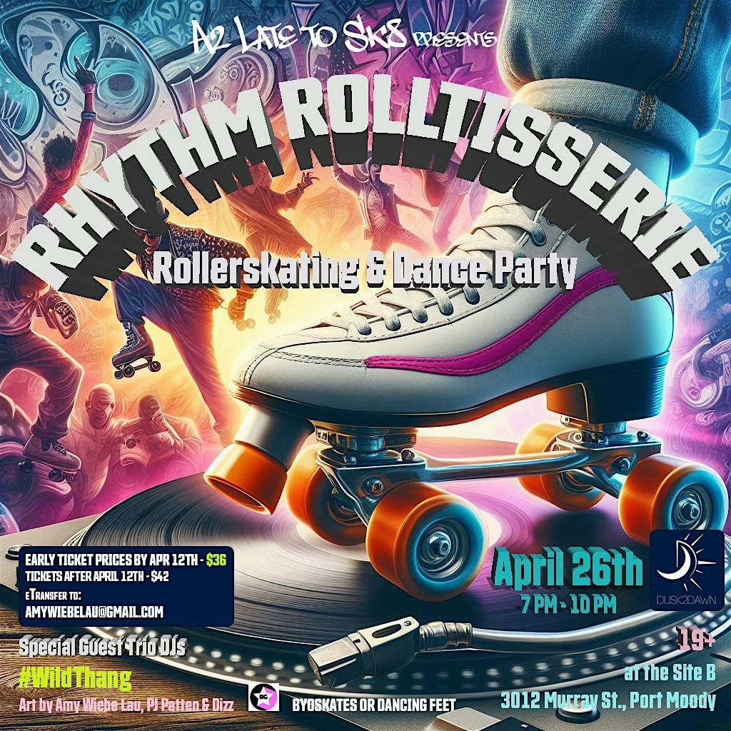 "Rhythm Rolltisserie" - Rollerskating and Dance Event