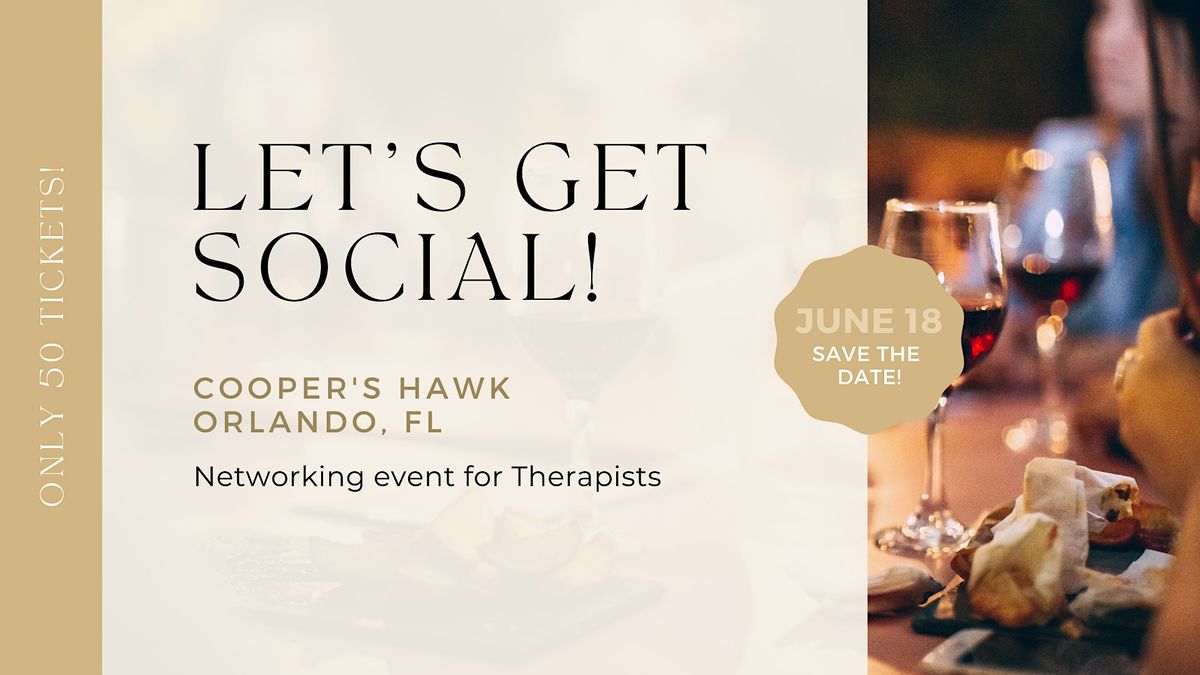 Networking Event for Therapists