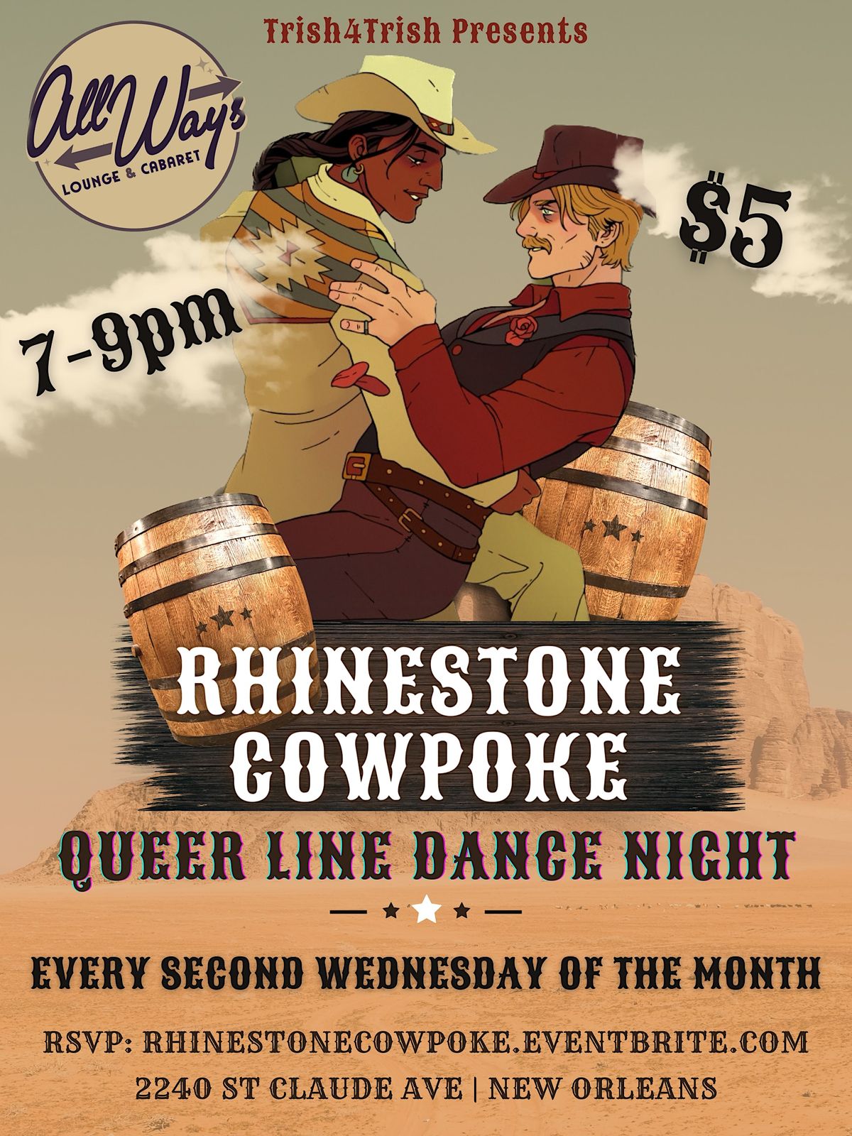 Rhinestone Cowpoke - Queer Line Dance Night