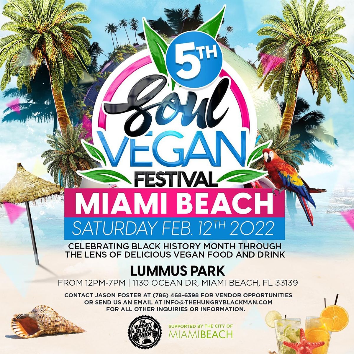 5th Annual Soul Vegan Festival 2022, Lummus Park, Miami Beach, 12