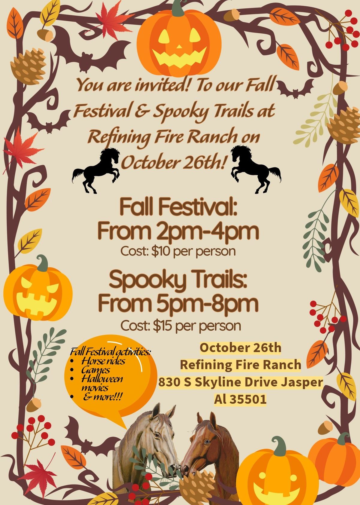 Fall Festival & Spooky Trails