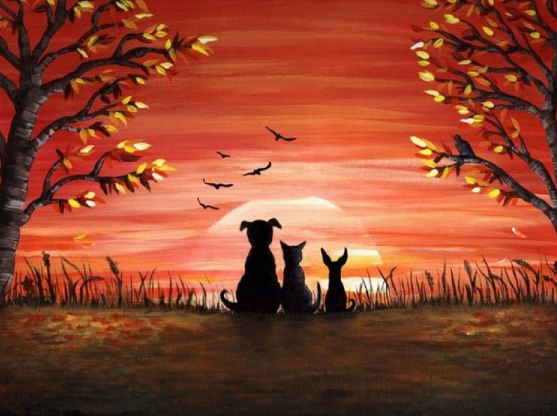 Paint with Ashley Blake \u201cPaws for Life K-9 Rescue\u201d Fundraiser 