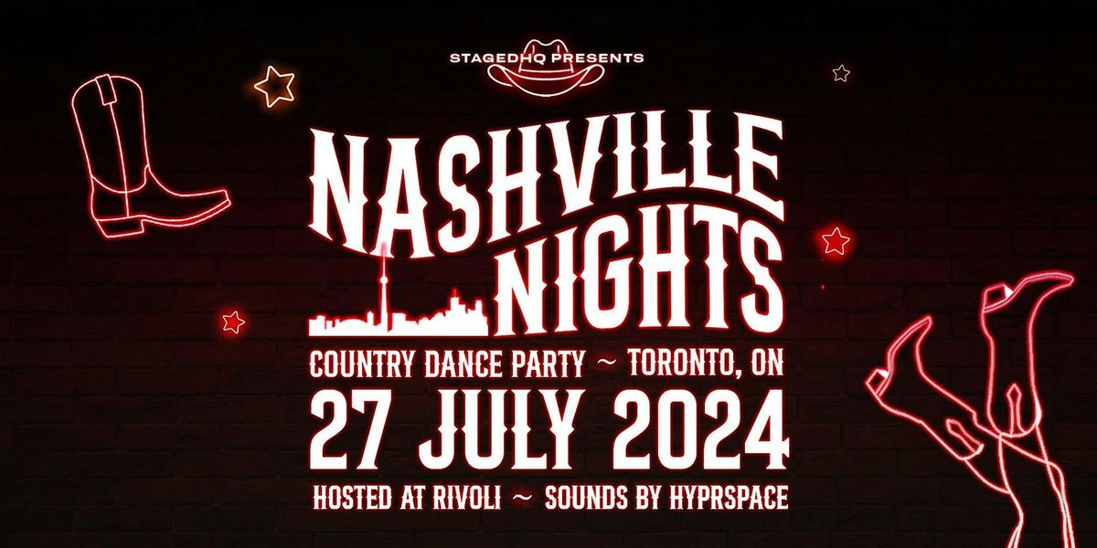 Nashville Nights: Downtown Country Party @ Rivoli Toronto