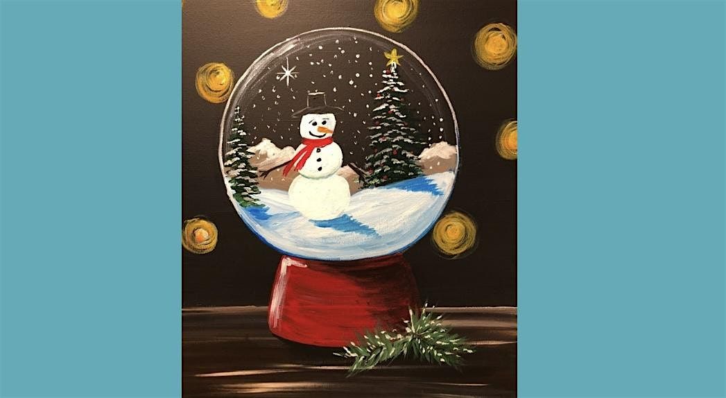 Canmore Snow Globe paint night