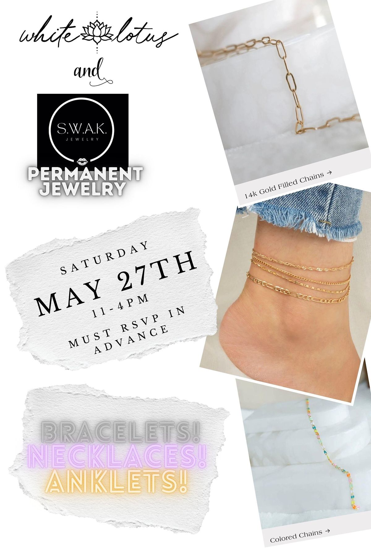 Permanent Jewelry with SWAK