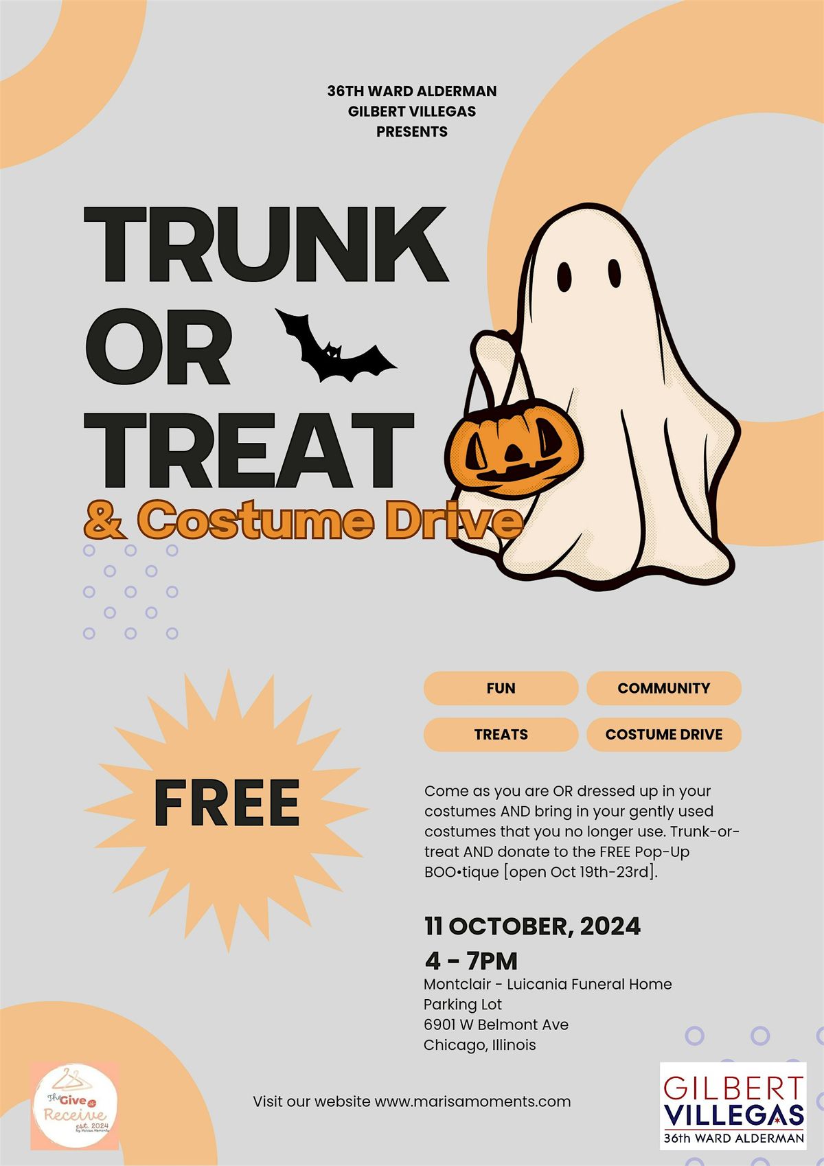 FREE Trunk-or-Treat & BOO\u2022tique Costume Drive