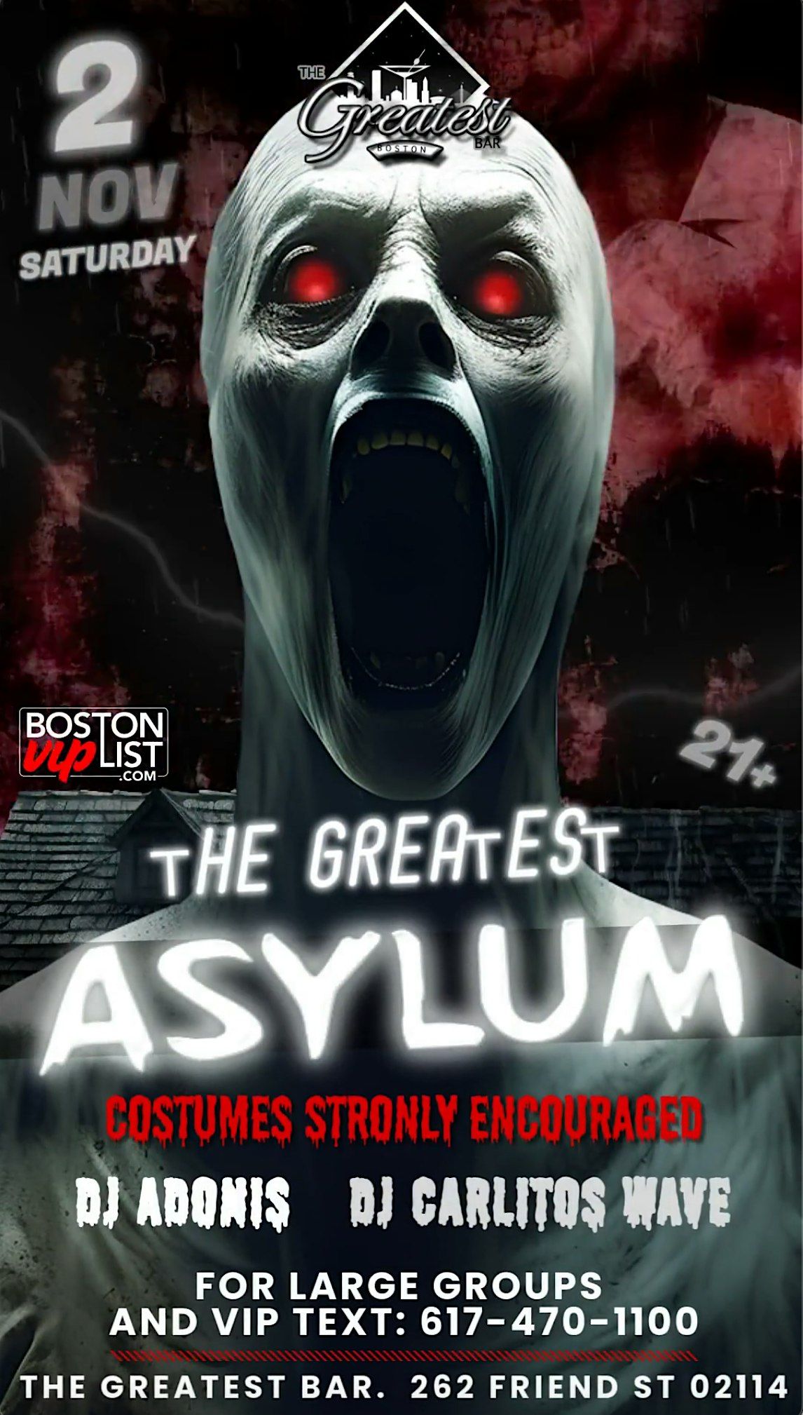 The Greatest Asylum @ The Greatest Bar (21+)