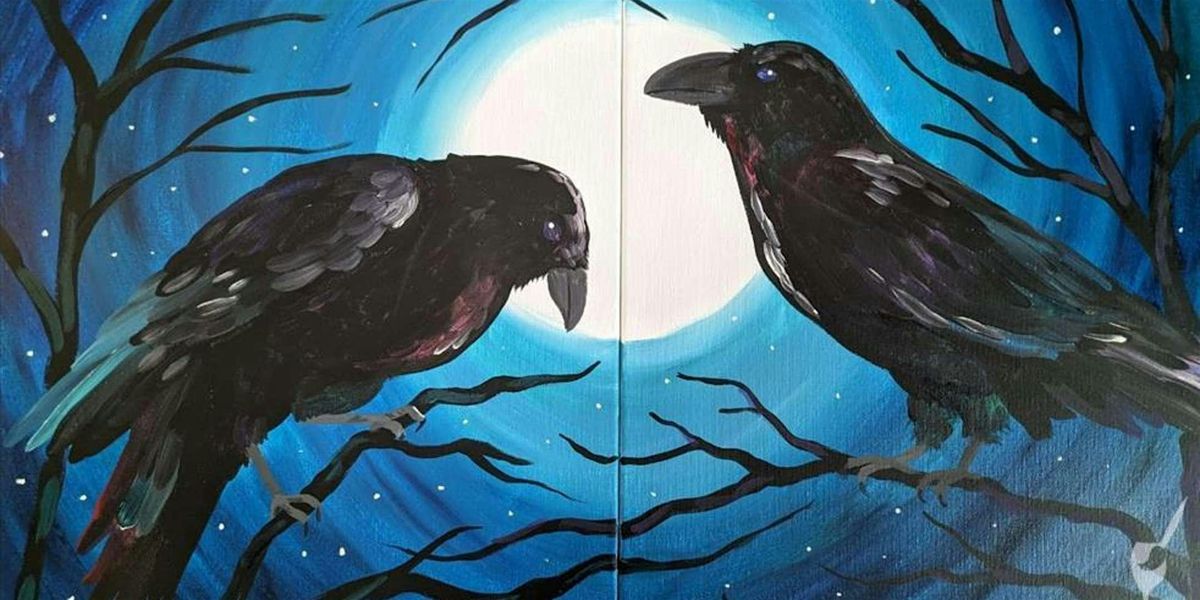 Edgar Allen Poe Edition - Poems and Painting - Paint and Sip by Classpop!\u2122