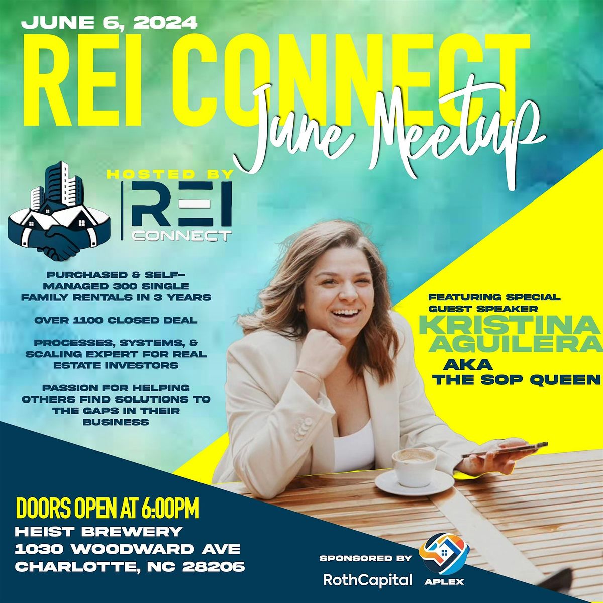 REI Connect:  June Meet Up with Special Guest Kristina Aguilera