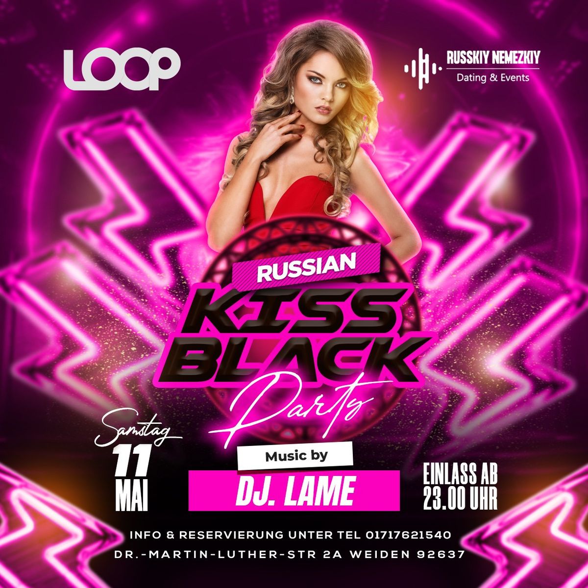 Russian Kiss Black Weiden Club Loop