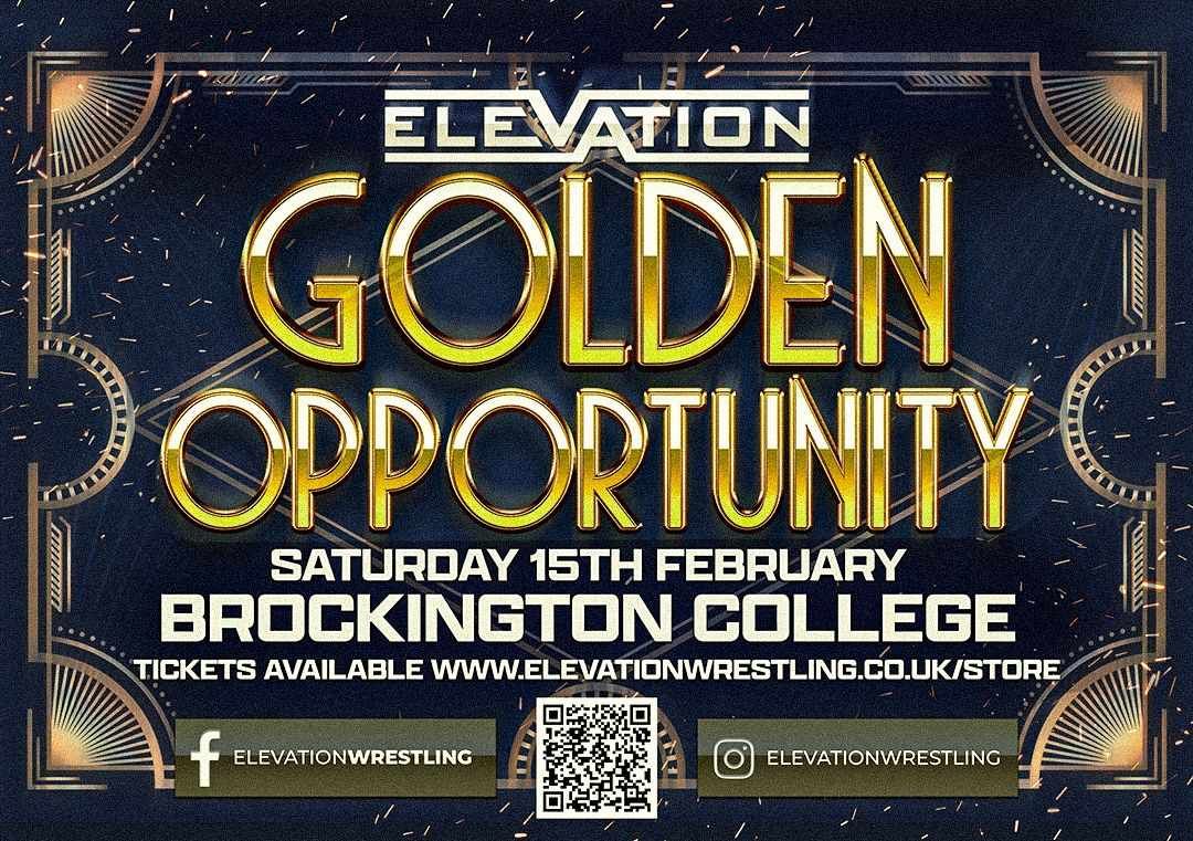 Saturday February 15th 2025 - Elevation presents "Golden Opportunity" (Brockington College)