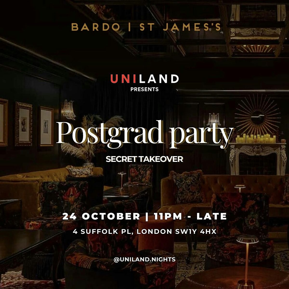 Postgraduate Party - Secret Takeover